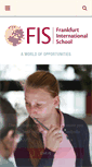 Mobile Screenshot of fis.edu