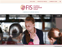 Tablet Screenshot of fis.edu