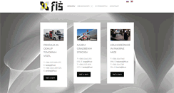 Desktop Screenshot of fis.si